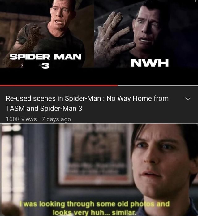 Spider Man Re-used Scenes In Spider-man : No Way Home From Tasm And 