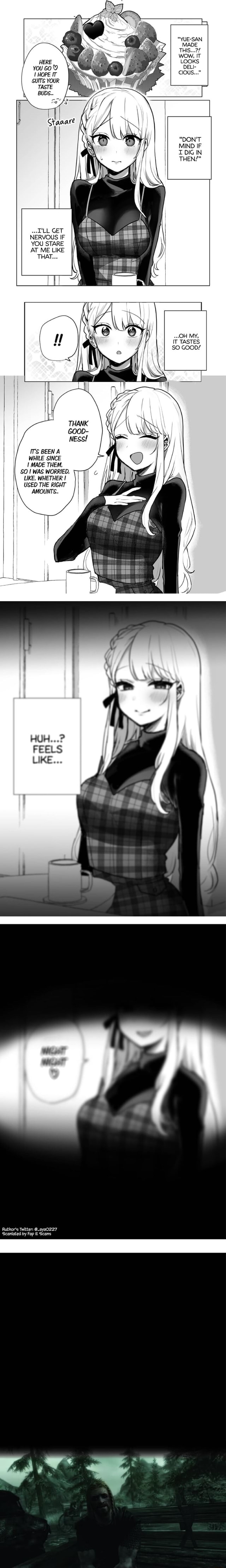 YUE-SAN DON'T MIND IF I DIG iN OPE IT SUITS YOUR TASTE BuDS... ID'LL GET  NERVOUS IF YOU STARE AT ME LIKE THAT... ITS BEEN A WHILE SINCE I MADE THEM,  $O