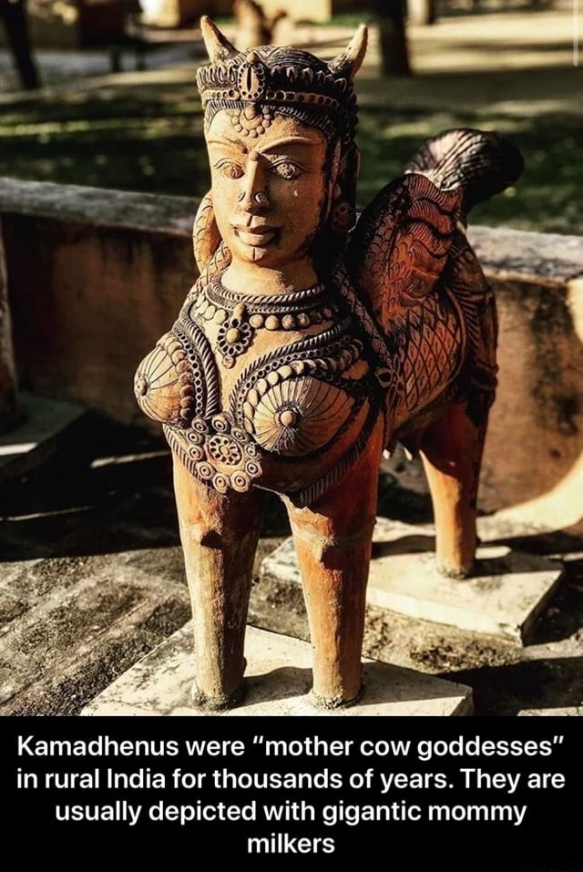 Kamadhenus were "mother cow goddesses" in rural India for thousands of ...