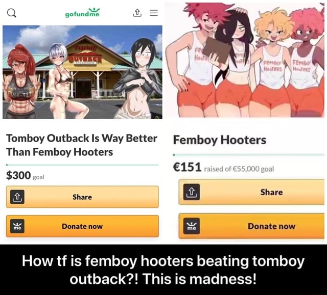 Tomboy Outback Is Way Better Femboy Hooters Than Femboy Hooters 3 €151 How Tf Is Femboy Hooters 6007