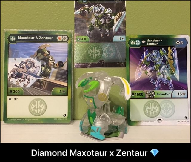 NEW 2023 Bakugan Legends Diamond Maxotaur x Zentaur