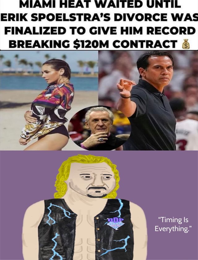 MIAMI HEAT WAITED UNTIL ERIK SPOELSTRA'S DIVORCE WAS FINALIZED TO GIVE ...