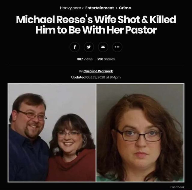 > Entertainment > Crime Michael Reese's Wife Shot & Killed Him to Be