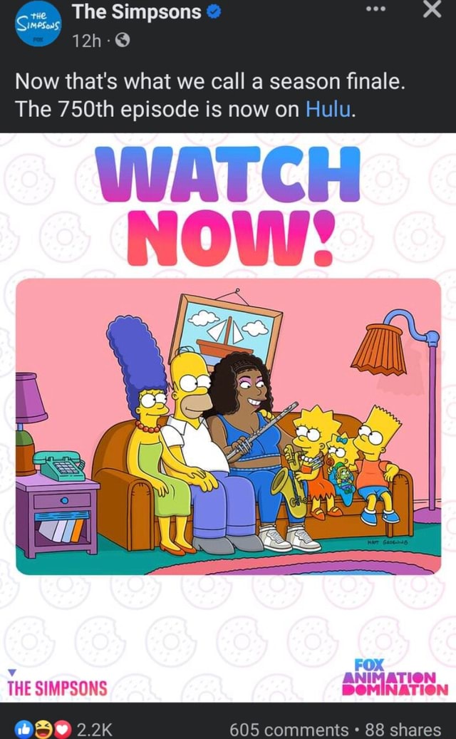 The Simpsons SIMPSonS Now that's what we call a season finale. The