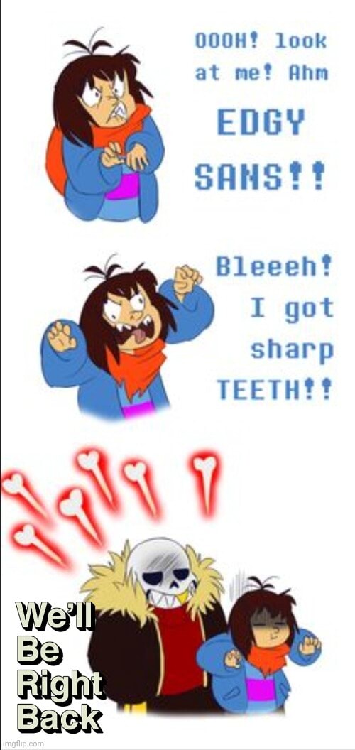 OOOH! look at met Ahn EDGY Bleeeh? I got sharp TEETH? - iFunny