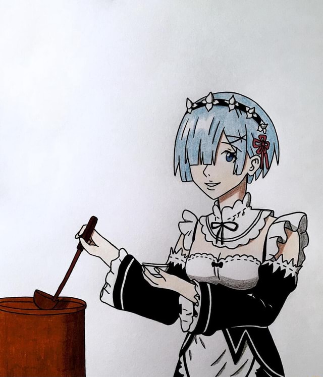 Rem from the anime and light novel Rezero )