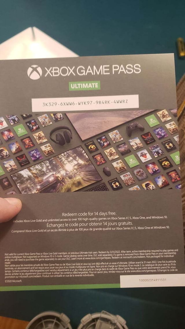 Xbox Game Pass Ultimate Redeem Code For 14 Days Free. Cjudes Xboxive 