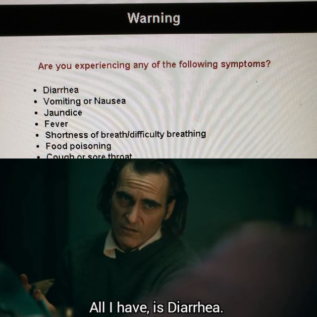 Are you experiencing any of the following symptoms? Vomiting or Nausea