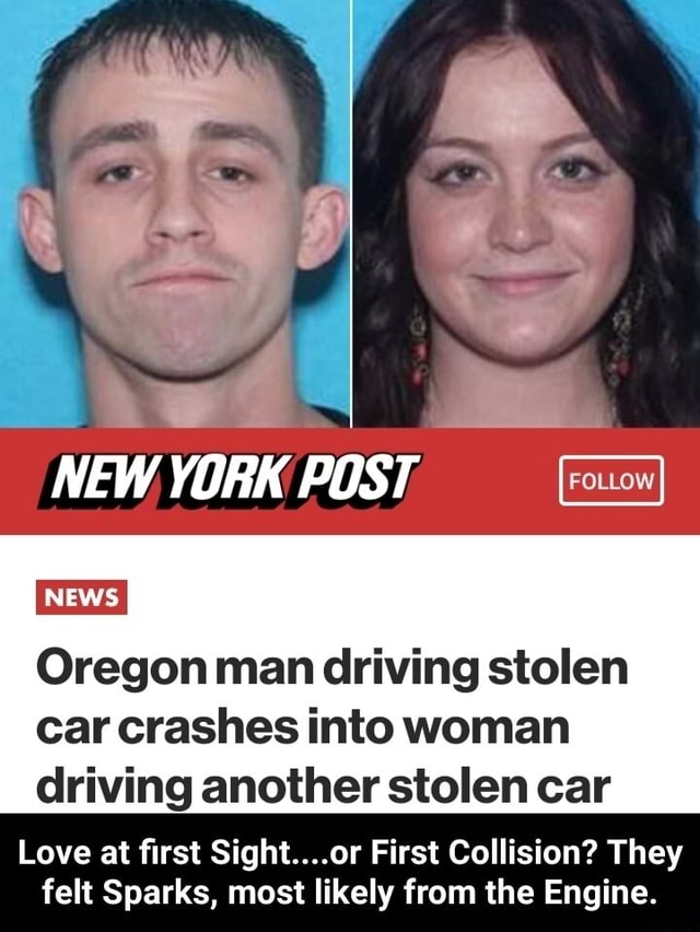 A New York Post I News I Oregon Man Driving Stolen Car Crashes Into 9099