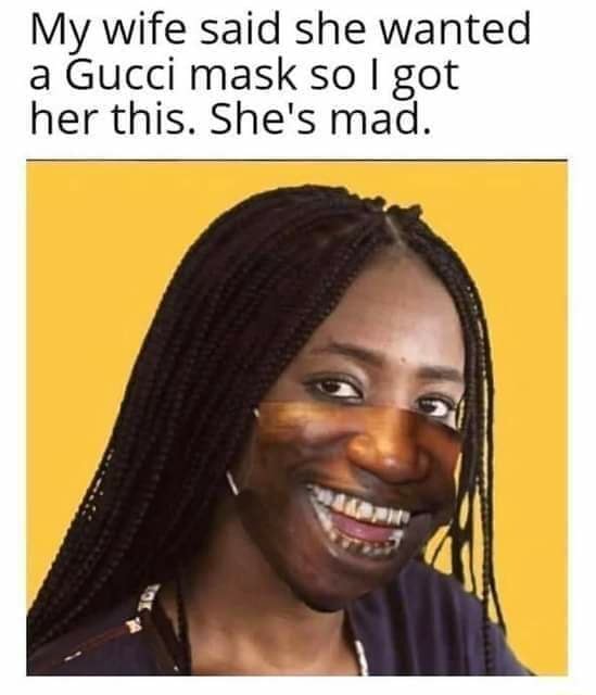 gucci mane facemask