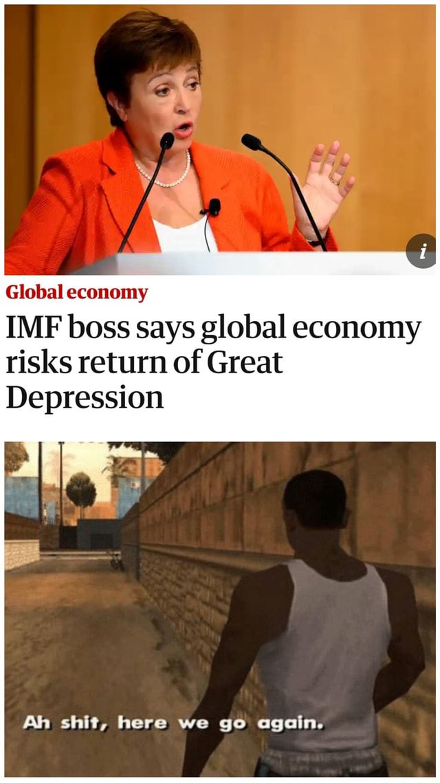 Global economy IMF boss says global economy risks return of Great ...