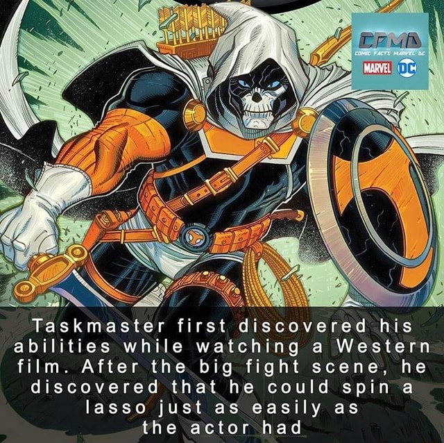 Vi LAS IN Taskmaster first discovered his abilities while watching a ...