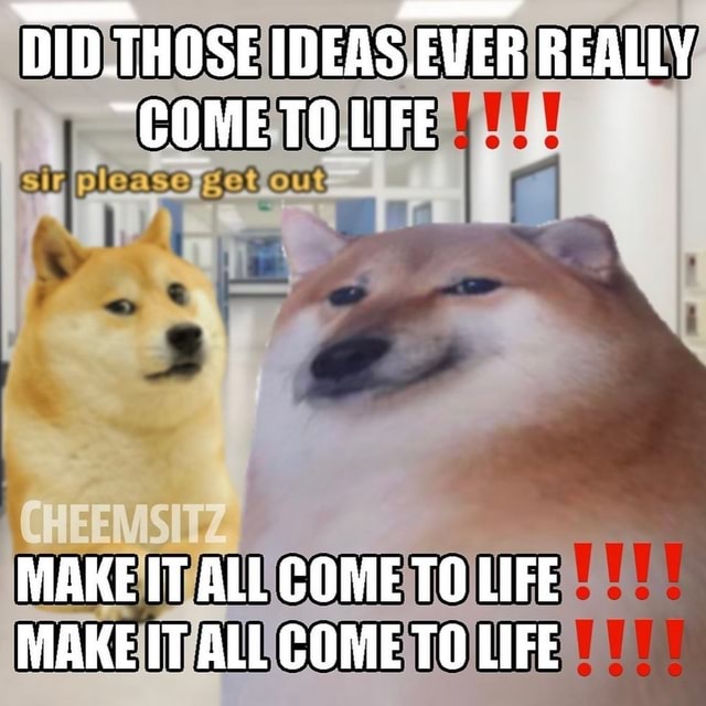 DID IDEAS.EVER REALLY ~COME TO LIFE ot MAKE IT ALL COME TO LIFE MAKE IT ...