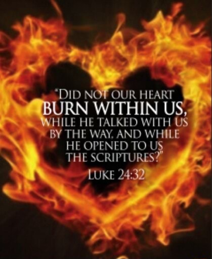 *DID NOF OUR HEART BURN WITHIN US, WHILE HE TALKED WITH US BY THE WAY ...