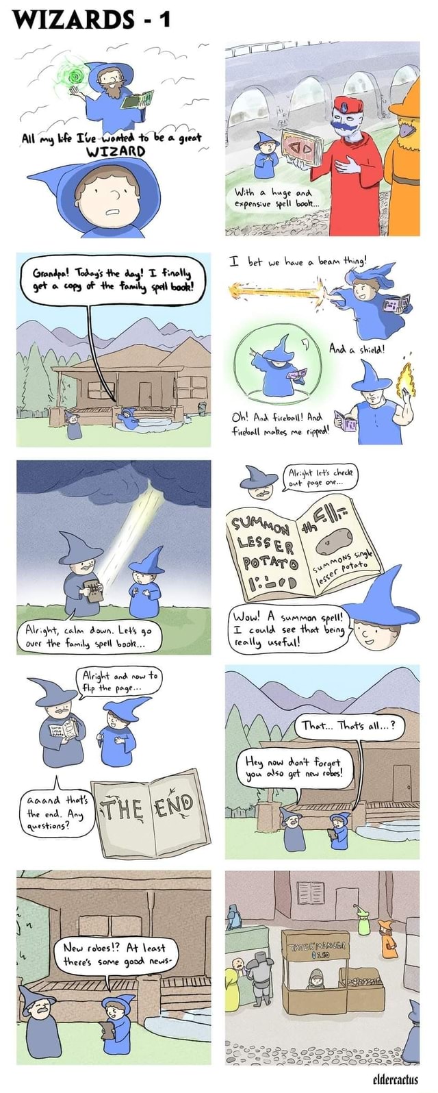 All my bife Te gt WIZARD With huge and expensive spell. boo Grandgo