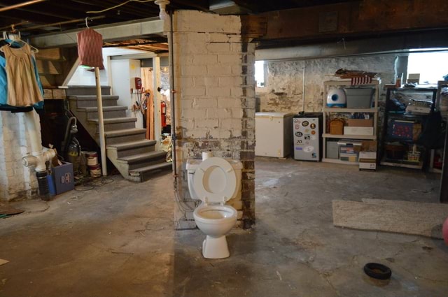 The Pittsburgh toilet, nearly every home built in the 1950's or earlier comes equipped with one ...