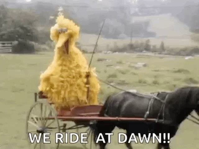 WE RIDE AT DAWN!! - iFunny