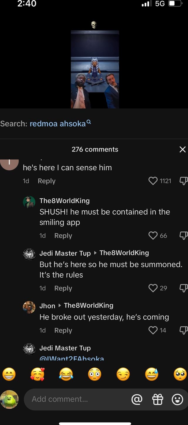 Search: redmoa 276 comments he's here I can sense him id Reply Gp ...