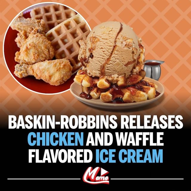 Baskin-Robbins Launches Chick'n & Waffles Ice Cream