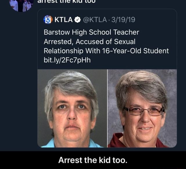 Barstow High School Teacher Arrested, Accused of Sexual Relationship ...