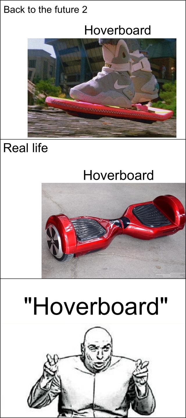 Back to the future 2 Hoverboard iFunny )