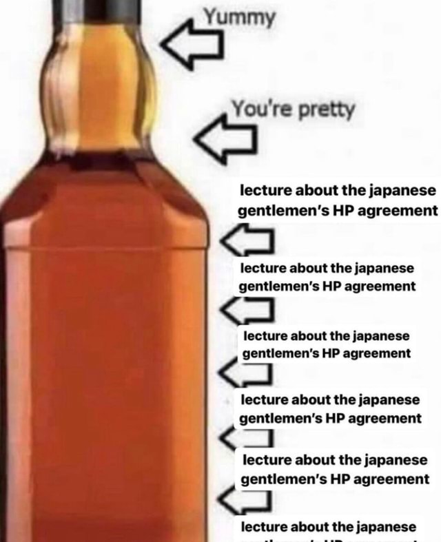 Lecture about the japanese gentiemen's HP agreement lecture about the