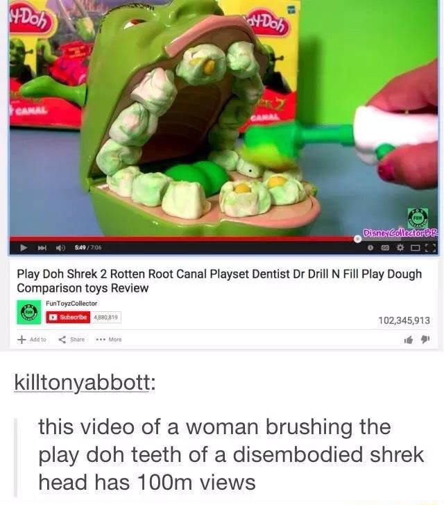 shrek play doh