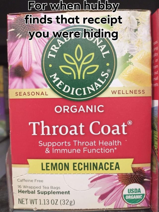 VincE IRE mg SS ORGANIC Throat Coat Supports Throat Health & Immune