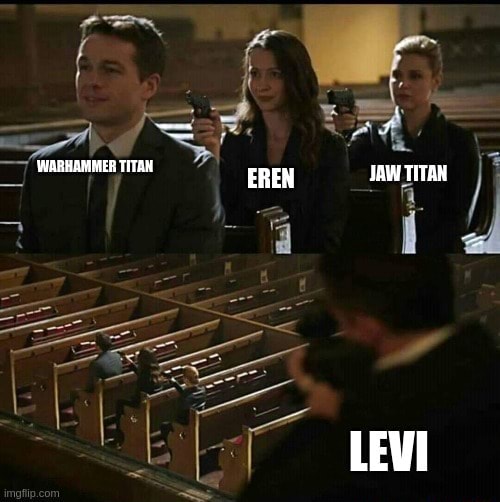 Warhammer Titan Eren Jaw Titah Levi Ifunny Eren will facing against the. ifunny