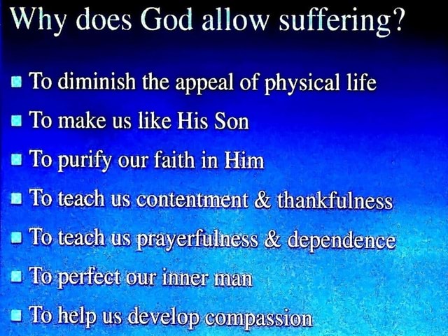 Why Does God Allow Some to Suffer More Than Others? - YMI