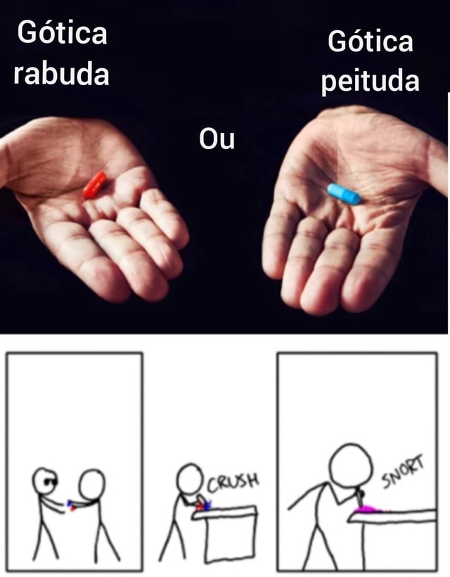 Gótica Gótica Rabuda Peituda Ou 3598