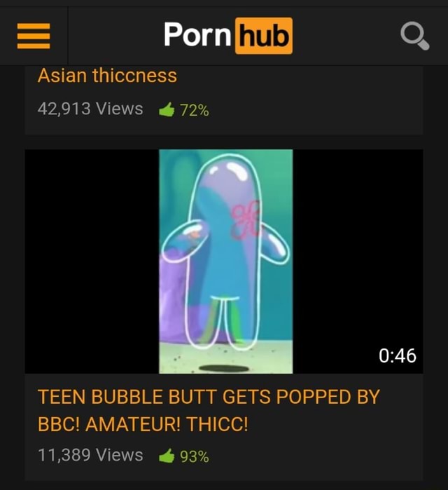 Ass asians bubble Bubble Butt