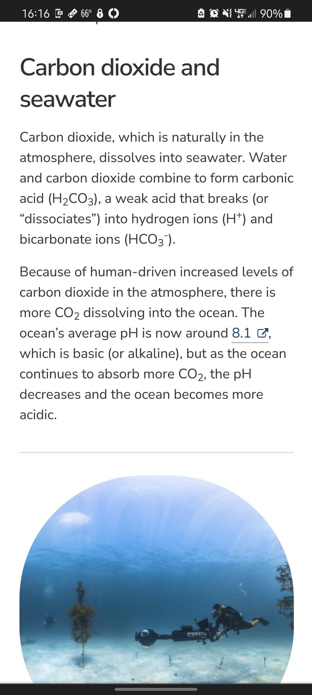 age of water and carbon dioxide