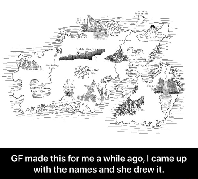 GF made this for me a while ago, I came up with the names and she drew ...