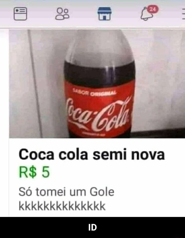 Coca Cola Semi Nova RS 5 So Tomei Um G