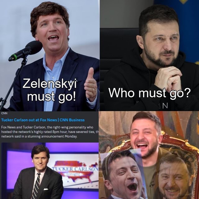 Zelenskyi Tucker Carlson out at Fox News I CNN Business Fox News and