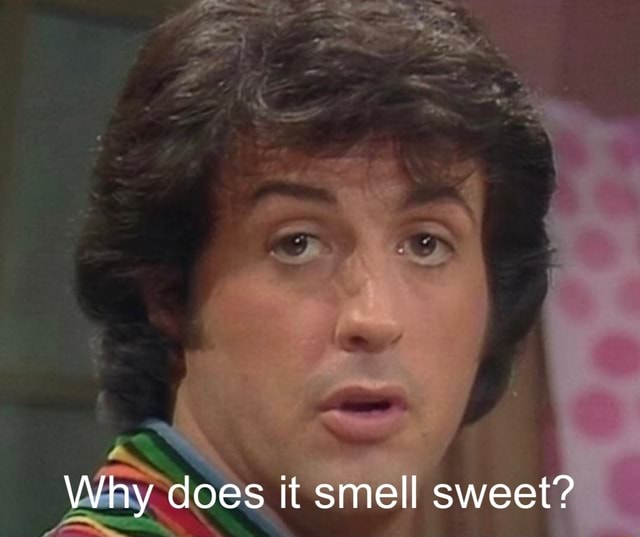 Why does it smell sweet? iFunny