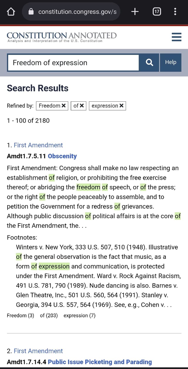 CONSTITUTION ANNOTATED Analysis And Interpretation Of The U.S ...