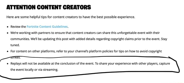 ATTENTION CONTENT CREATORS Here are some helpful tips for content