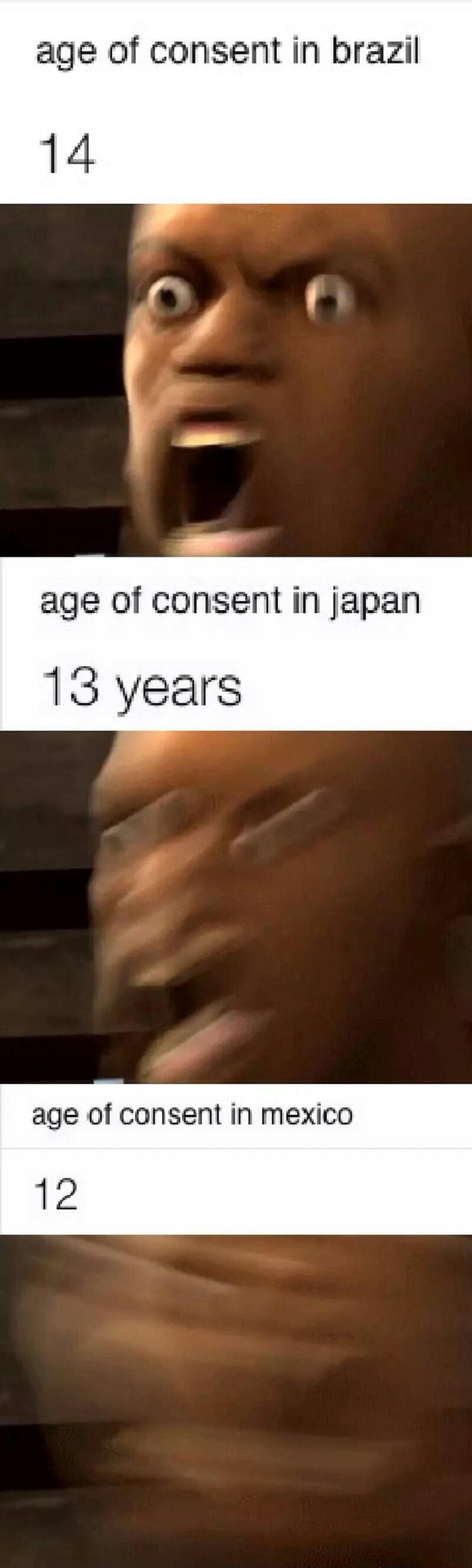 Japan meme in of consent age 16 and