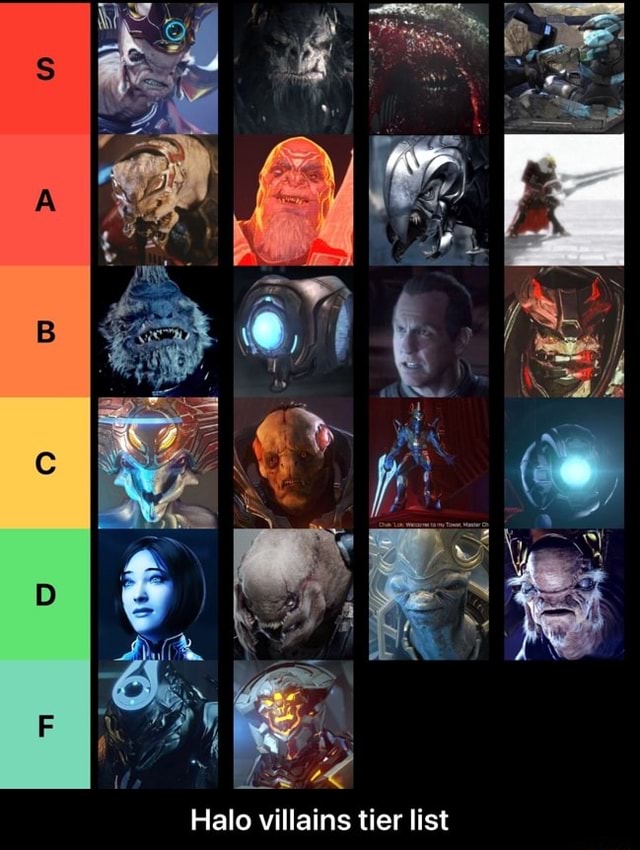 Halo villains tier list - Halo villains tier list - iFunny