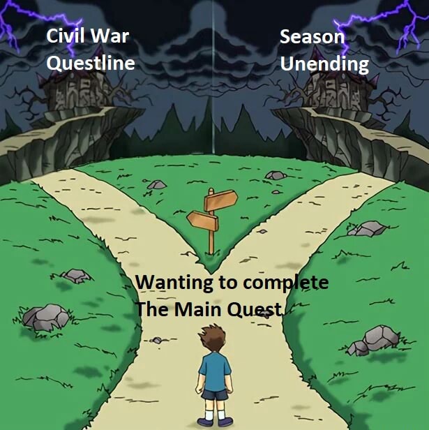 Skyrim Can You Still Do Civil War After Season Unending