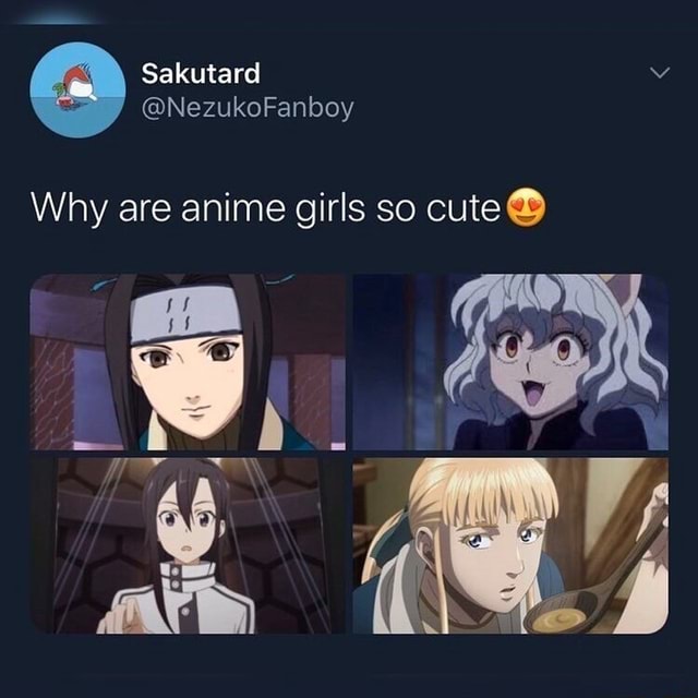 Why are anime girls so - iFunny
