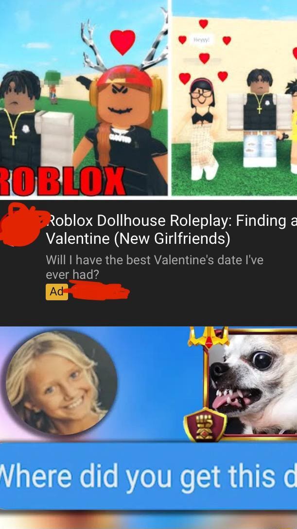 Roblox Dollhouse Roleplay Finding 4 Valentine New Girlfriends Will I Have The Best Valentine S Date I Ve Ever Had Vhere Did You Get This D Ifunny - roblox x valentine
