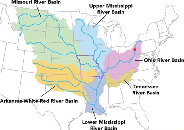 Missouri River Basin Upper Mississippi River Basin Ohio River Basin ...