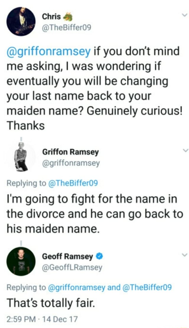 Griffon ramsey real name