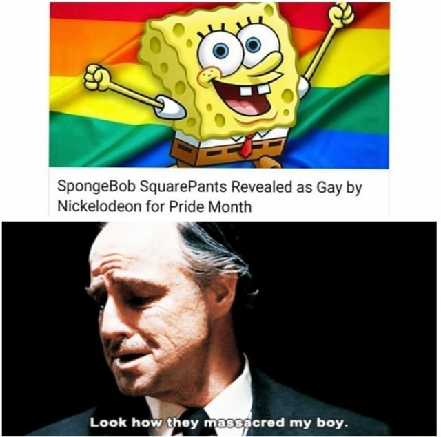 Spongebob Squarepants Revealed As Gay By Nickelodeon For Pride Month Ifunny Brazil 1427
