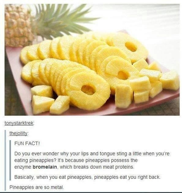 Do you ever wonder why your ups and tongue stung a lume when you're