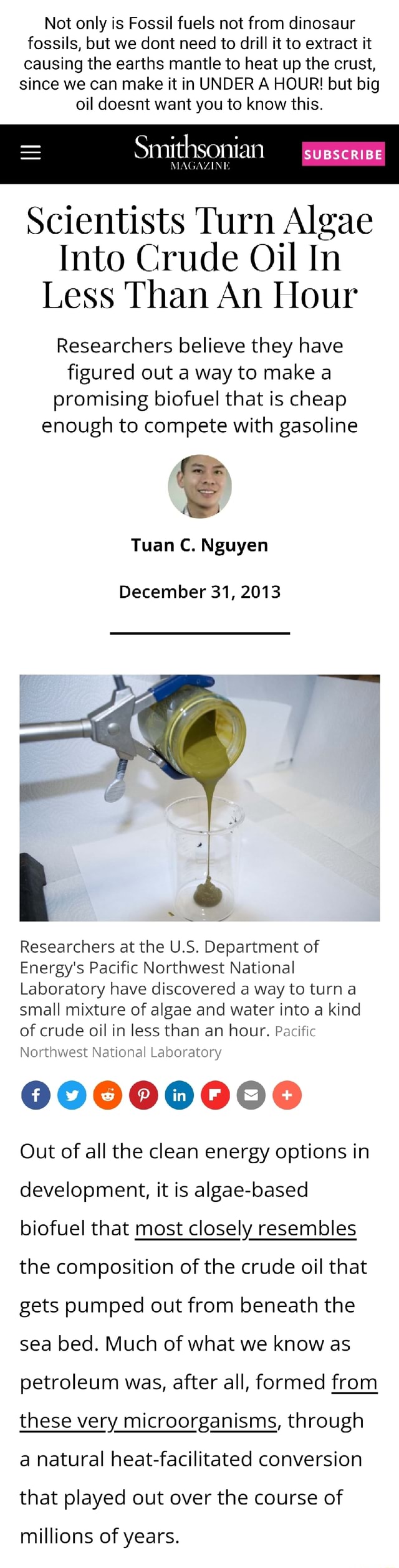 Not only is Fossil fuels not from dinosaur fossils, but we dont need to