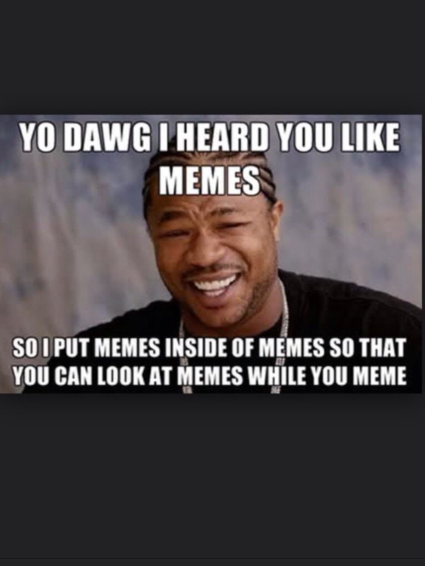 SO I PUT MEMES INSIDE OF MEMES SO THAT YOU CAN LOOK AT MEMES WHILE YOU ...
